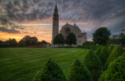 Photographing the Basilica of the National Shrine of the Immaculate Conception